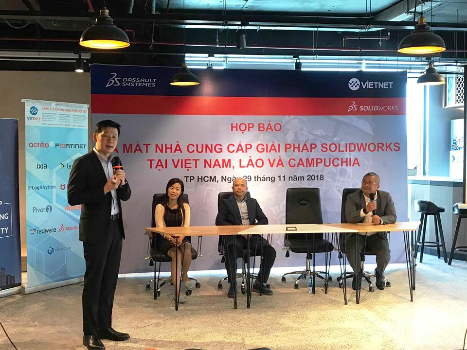 Ra mắt nhà cung cấp giải pháp SolidWorks tại Việt Nam, Lào và Campuchia