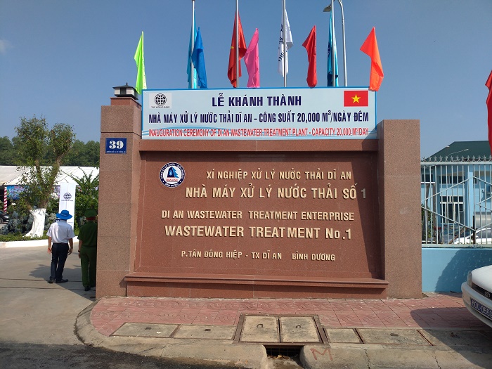 Khánh thành nhà máy xử lý nước thải 115 triệu USD tại Dĩ An – Bình Dương