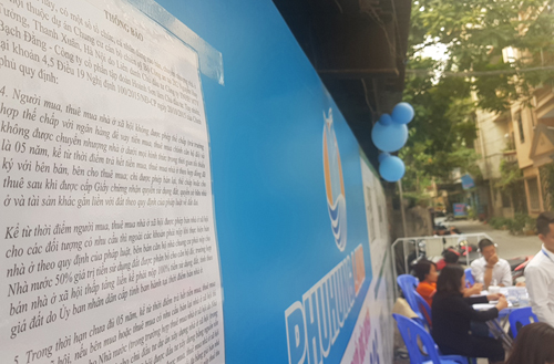 Ăn chênh 600 triệu đồng một suất mua nhà xã hội khu trung tâm