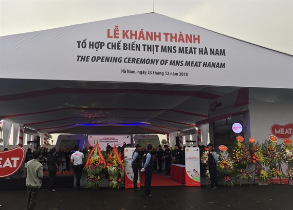 Masan khánh thành Tổ hợp chế biến thịt MNS MEAT 1000 tỷ ở Hà Nam