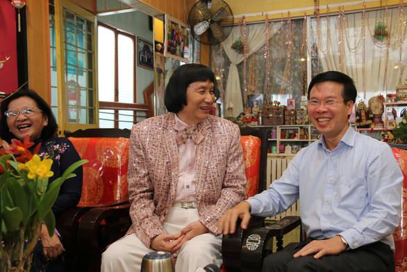 Thứ 3, ngày 29 tháng 1 năm 2019 Ông Võ Văn Thưởng chúc tết văn nghệ sĩ trí thức tại TP.HCM