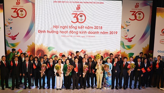 Saigon Co.op vượt kế hoạch doanh thu 2018 và đặt mục tiêu đạt  1.000 điểm bán trong năm 2019