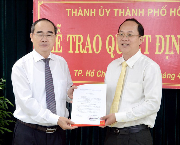 Ông Nguyễn Hồ Hải giữ chức trưởng Ban Tổ chức Thành ủy TP.HCM