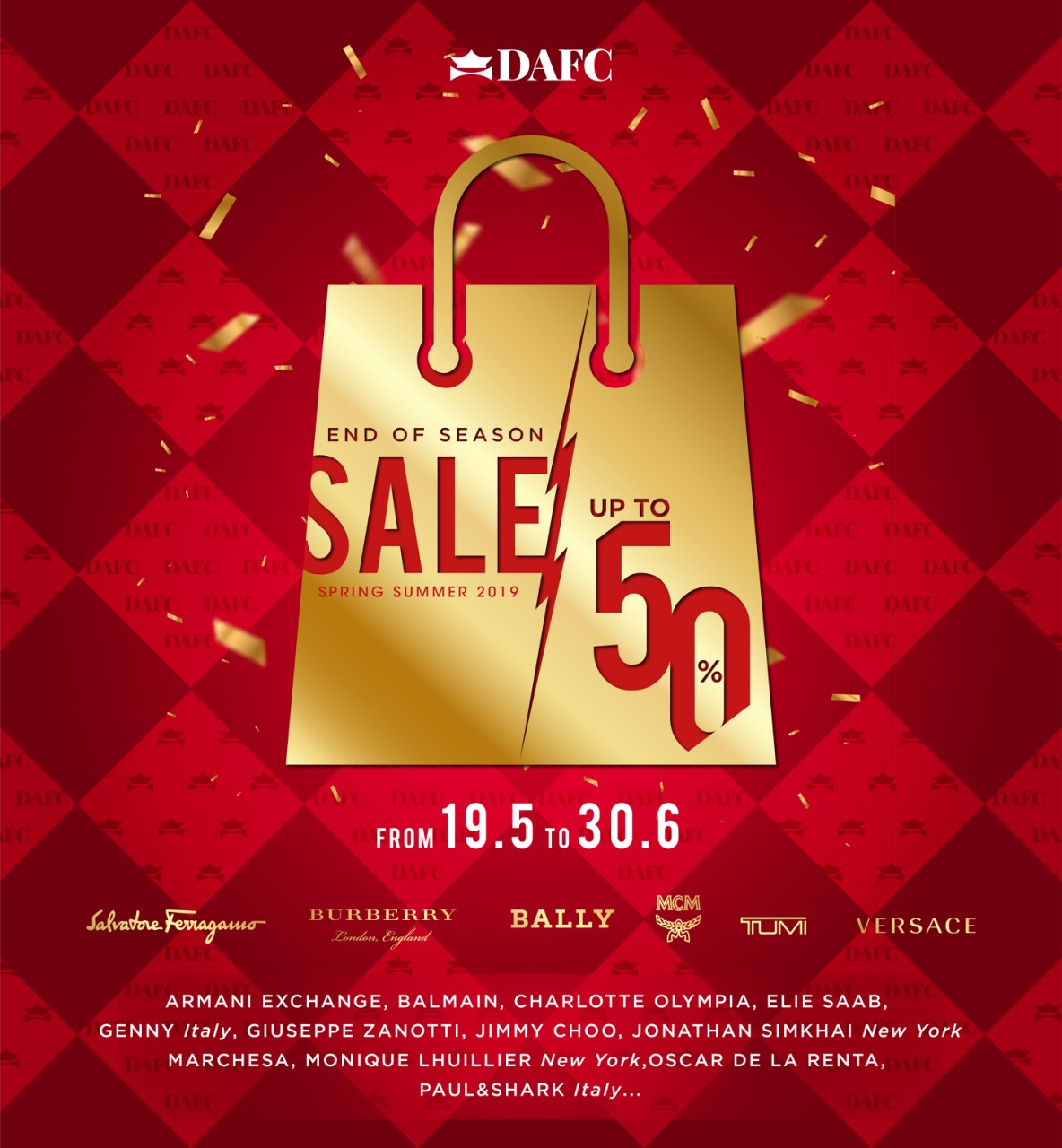 Đại tiệc SALE cuối mùa với giá ưu đãi lên đến 50%