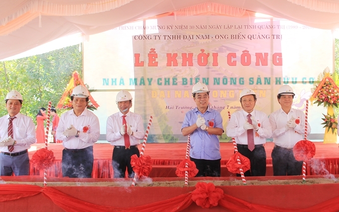 Khởi công nhà máy chế biến nông sản hữu cơ đầu tiên tại Quảng Trị