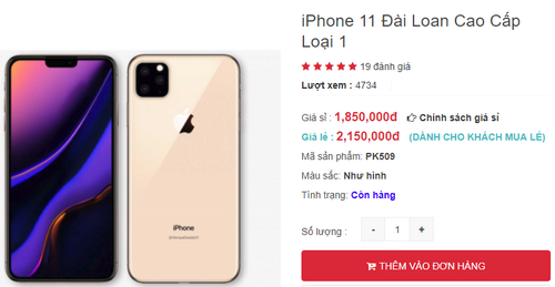 Chưa ra mắt, iPhone 11 hàng nhái đã tràn ngập thị trường Việt Nam