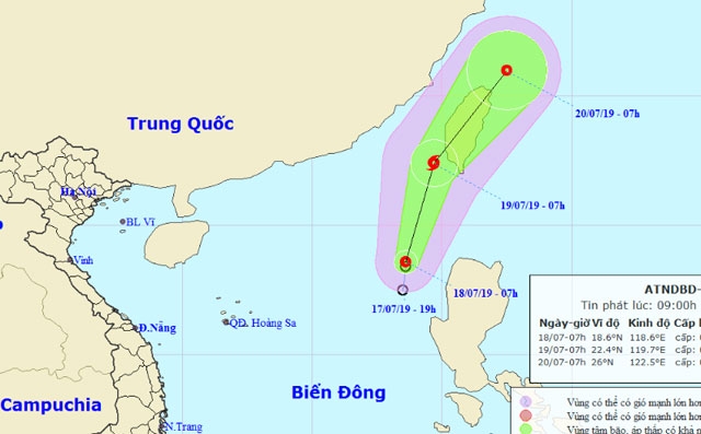 24 giờ tới, áp thấp nhiệt đới khả năng mạnh thành bão