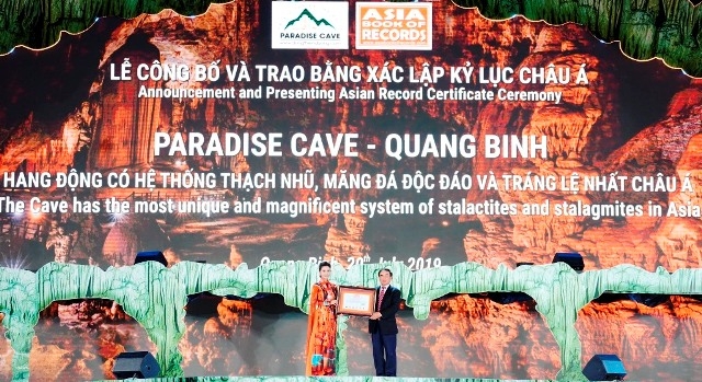 Động Thiên Đường được xác lập kỷ lục mới của châu Á