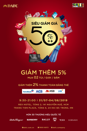 Các fashionista nô nức tham dự đại tiệc private sale DAFC