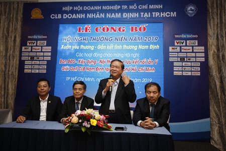 Lễ Công Bố Hội Nghị CLB Doanh nhân Nam Định tại TP HCM