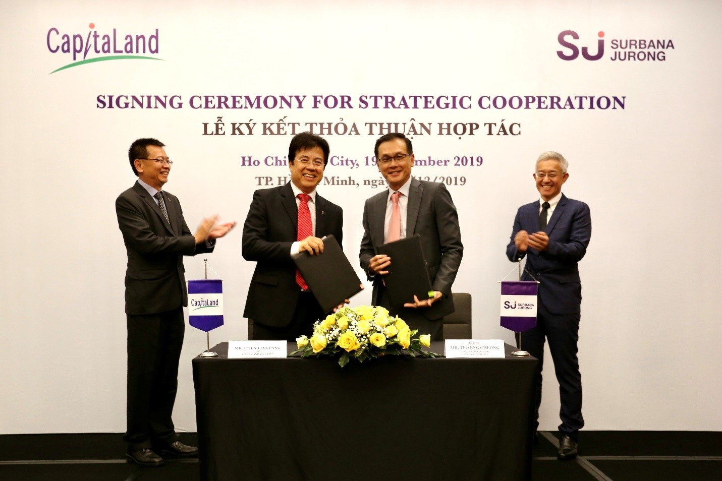 CapitaLand Việt Nam và Surbana Jurong hợp tác phát triển giải pháp cho các dự án đô thị thông minh bền vững tại Việt Nam