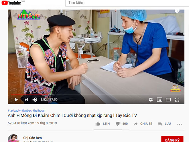Nhan nhản kênh YouTube hài bôi nhọ người dân tộc thiểu số