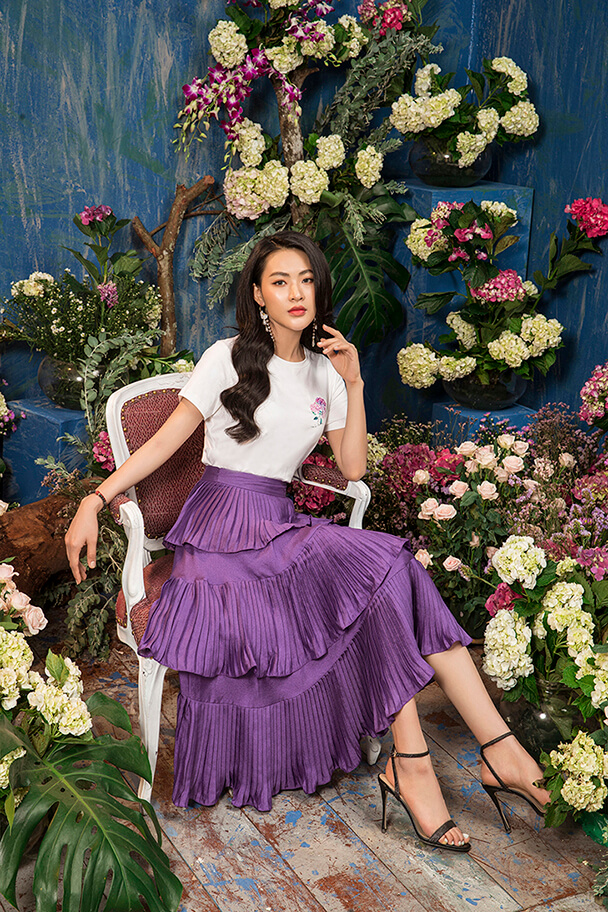 Say lòng với màu tím xu hướng từ Neva