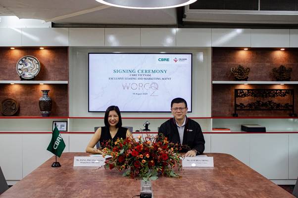 CBRE VIỆT NAM CHÍNH THỨC TRỞ THÀNH ĐẠI LÝ TIẾP THỊ VÀ CHO THUÊ ĐỘC QUYỀN CHO DỰ ÁN WORC@Q2