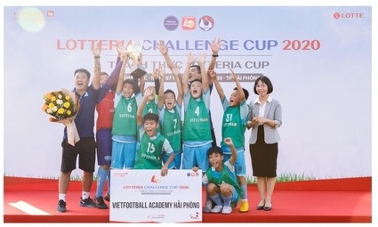 Mùa giải “Thách thức Lotteria Cup 2020” đến với thiếu nhi Hải Phòng