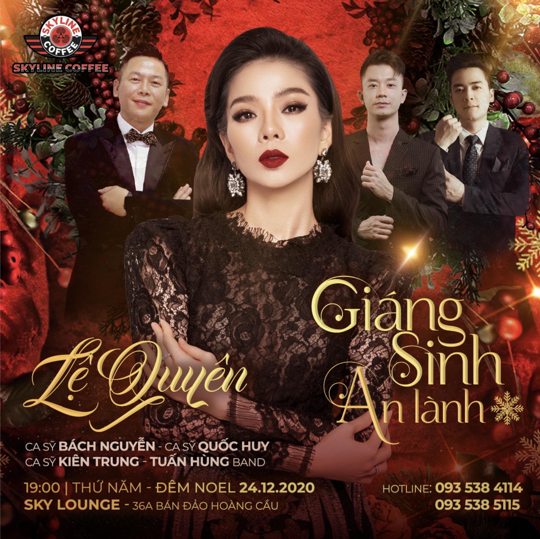Cùng Lệ Quyên đón Giáng sinh tại Sky Lounge