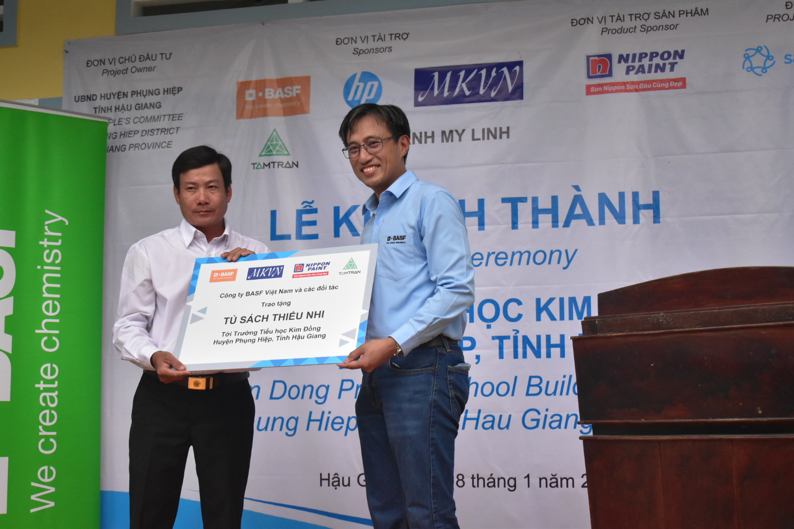 Hơn 90 học sinh ở Hậu Giang đón ngôi trường mới vào những ngày đầu tiên của 2021