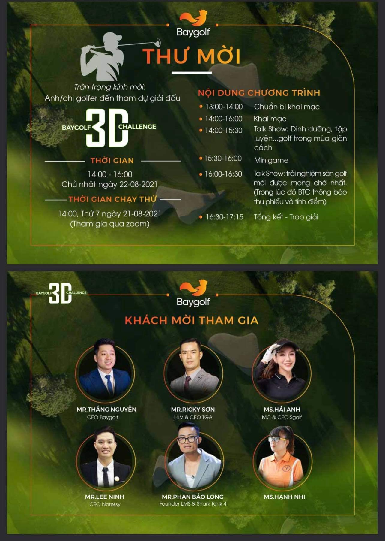 Giải Golf 3D online lần đầu tiên được tổ chức thành công vì cộng đồng