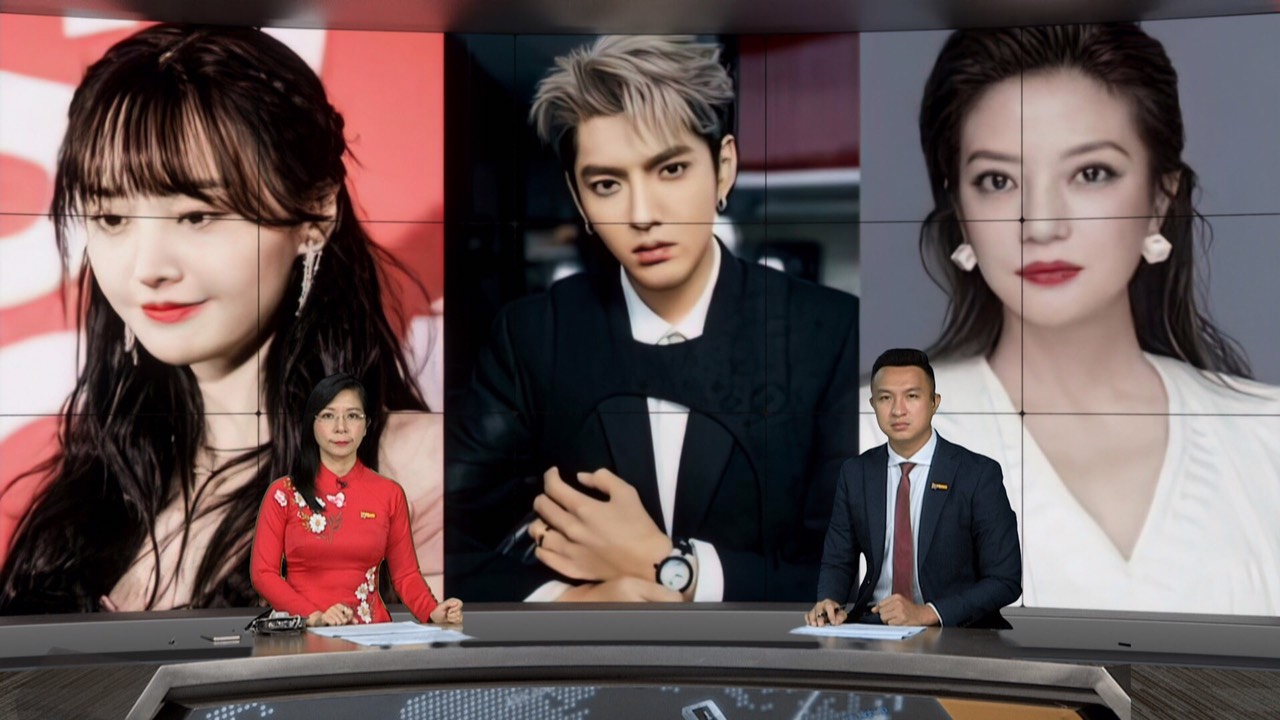 BTV Việt Phong mang cả đèn lồng, gà sống vào trường quay kêu minh bạch sao kê