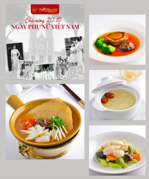 Súp vi cá hảo hạng chính gốc Thai Village Singapore- tặng quà ưu đãi 15%  mừng 20/10