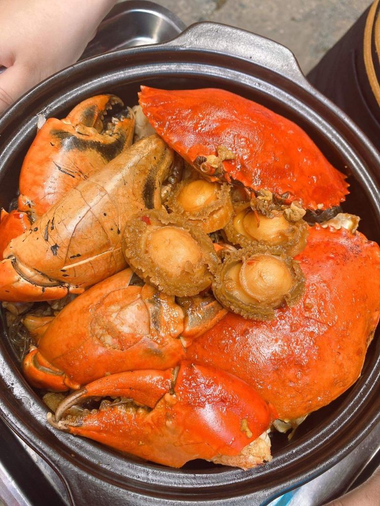 Miến xào cua siêu to khổng lồ của Ông Sủi