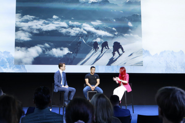 MONTBLANC RA MẮT ĐỒNG HỒ MONTBLANCE 1858 GEOSPHERE CHRONOGRAPH 0 OXYGEN CÙNG NHÀ LEO NÚI NIMSDAI