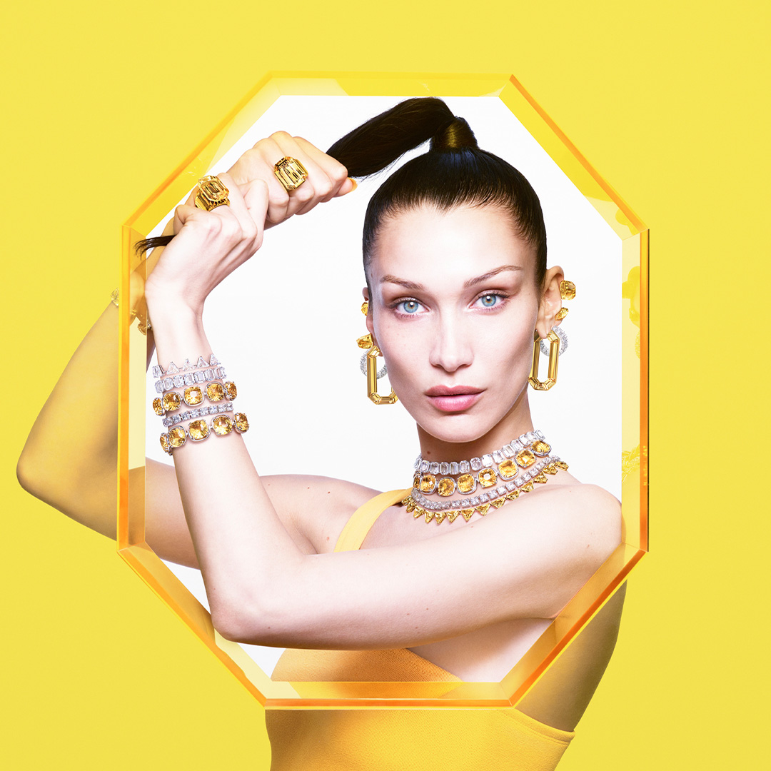 Bella Hadid là gương mặt đại diện cho chiến dịch mới của Swarovski