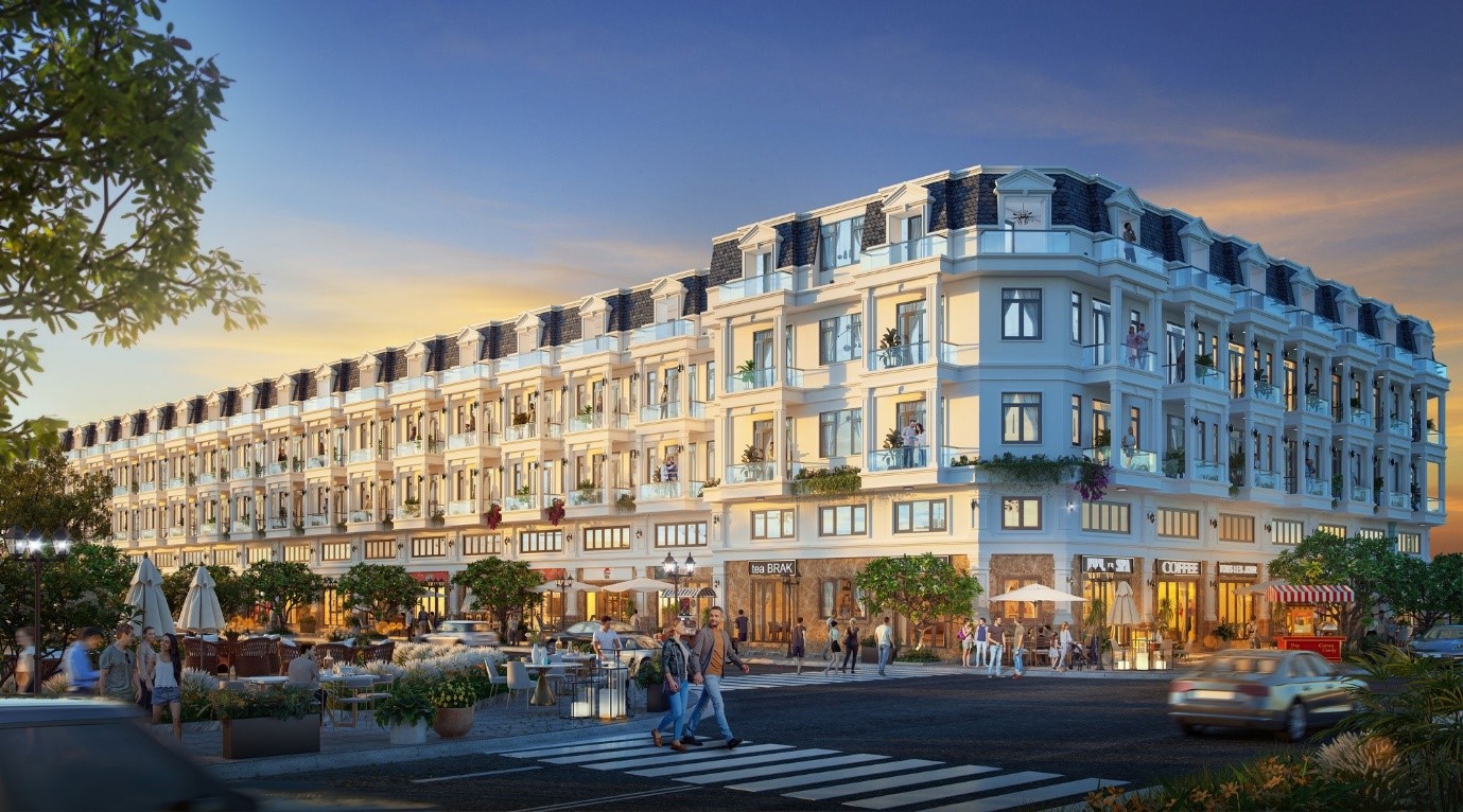 Đầu tư 3 tỷ có ngay căn Laimian Shophouse 4 tầng, mặt tiền chợ An Sương, diện tích lên đến 400m2- chỉ còn 10 căn cuối cùng