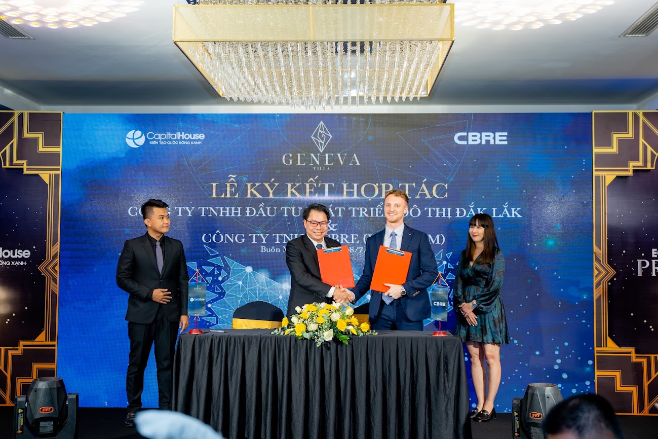 CAPITAL HOUSE & CBRE ký kết hợp tác tại dự án EcoCity Premia Buôn Ma Thuột