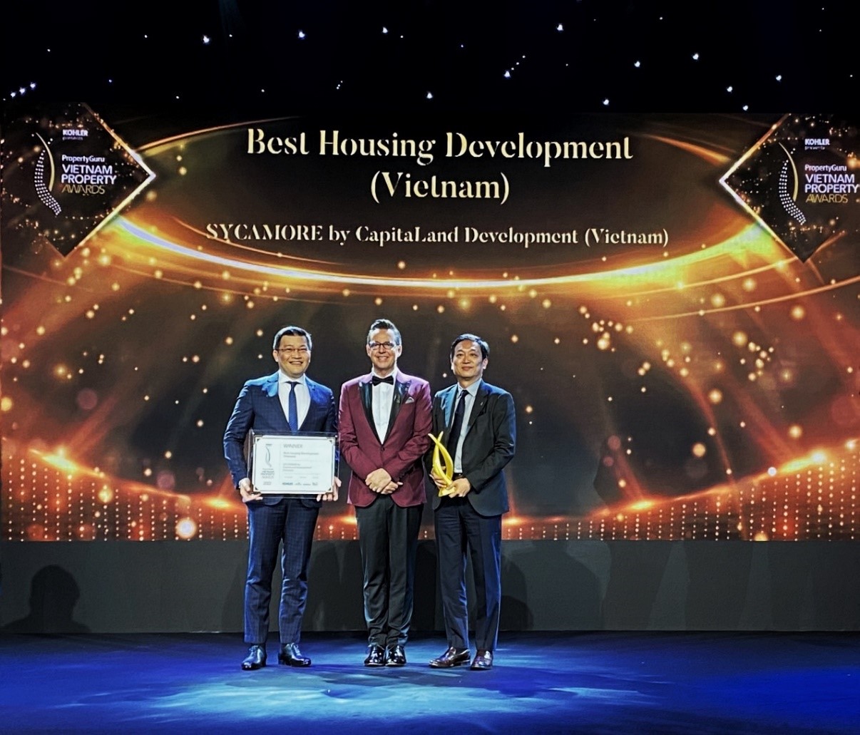 CapitaLand Development được vinh danh nhiều hạng mục lớn tại giải thưởng bất động sản PropertyGuru Việt Nam