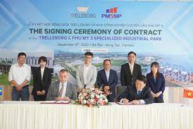 Trelleborg chính thức hợp tác chiến lược với KCN Chuyên sâu Phú Mỹ 3 dưới sự tư vấn triển khai của CBRE