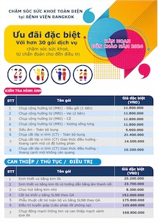 Vui xuân đầu năm cùng loạt ưu đãi “khủng” đến từ Bệnh viện Bangkok