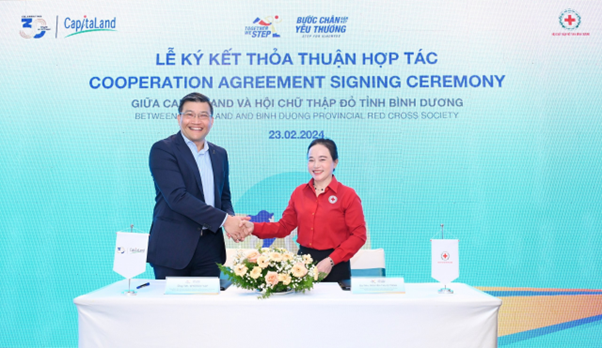 CapitaLand Development cam kết đóng góp 30.000 đô la Mỹ cho giáo dục trẻ em tỉnh Bình Dương thông qua chiến dịch “Bước chân gắn kết yêu thương”